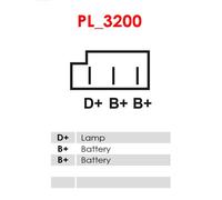 AS-PL A4117 Alternatore per AUSTIN,DAIMLER,FORD,HILLMAN,INNOCENTI,JAGUAR,LAND RO