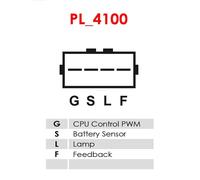 Alternatore A5084 AS-PL per MITSUBISHI