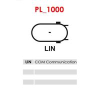 AS-PL A5500S Alternatore per HONDA HR-V, Jazz
