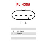 Alternatore con puleggia A9046 AS-PL per CHEVROLET DAEWOO
