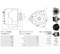 AS-PL Alternatore Generatore 150 A 12 V Per Mercedes-Benz E-Class SL Puch