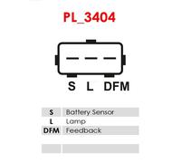 AS-PL ARE0010 Regolatore alternatore per ALPINA,BMW