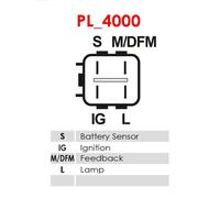 AS-PL ARE0045 Regolatore alternatore per LEXUS,TOYOTA
