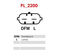AS-PL ARE0083 Regolatore alternatore per OPEL,SAAB,VAUXHALL