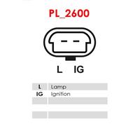 AS-PL ARE1020 Regolatore alternatore