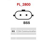 AS-PL ARE3046 Regolatore alternatore 12V per RENAULT SCÉNIC II (JM0/1)