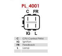 AS-PL ARE5047 Regolatore alternatore
