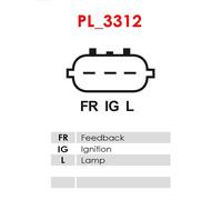 AS-PL ARE5091 Regolatore alternatore