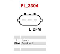 AS-PL ARE6043 Regolatore alternatore