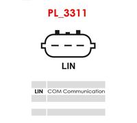 AS-PL ARE6104P Regolatore alternatore