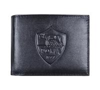 AS Roma 163188, Accessori da Viaggio-Portafogli Unisex-Adulto, Nero, 12,5x9,5x2 cm