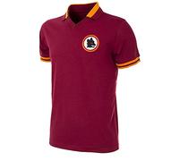 AS Roma, 1978-79 Retro Football Unisex - Adulto, Black/Red, L
