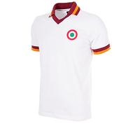 AS Roma, 1980-81 Away Retro Football Unisex - Adulto, Black/Red, S