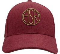 AS Roma Cappelli Stadio, ASR Embroidery Wollen cap - Red W Yellow Logo