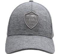 AS Roma Cappelli Stadio, Classic Crest Embroidery Woven cap - Grey Tone ON Tone