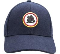 AS Roma Cappelli Stadio, Lupetto Logo Embroidery Wollen cap - Blue
