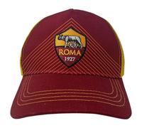 AS Roma Cappello Berretto Ufficiale in Cotone Traforato con Visiera 100% Cotone