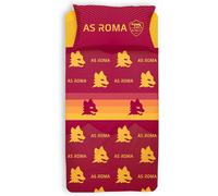 AS Roma Completo Letto 3Pz 100% Cotone Prodotto Ufficiale 1 Piazza Standard