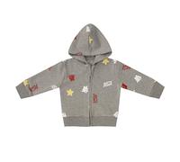 AS Roma Giacca Leggera grigia con stampa, 3-6 mesi