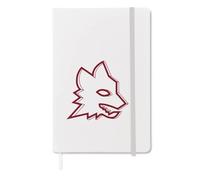 AS Roma Notebook Lupa A5 Copertina Rigida - Bianco