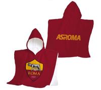 AS Roma Poncho Bambino Prodotto Ufficiale 100% Cotone Taglia Unica