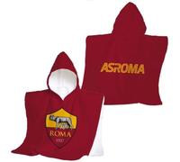 AS Roma Poncho Taglia Unica Bambino Piscina 100% Cotone Prodotto Ufficiale