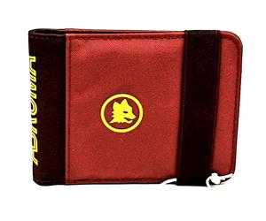 AS ROMA PORTAFOGLIO 2 ANTE CON ELASTICO PRODOTTO UFFICIALE BY SEVEN