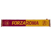AS Roma Sciarpa " Forza Roma " Ufficiale Jacquard Colore GialloRosso