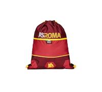 AS Roma Seven - Sacca Zaino -A.S. Roma Calcio- VERSO LA VITTORIA, Giallo Rosso - Zaino con Chiusura Coulisse - Sacca EASY BAG Sport - Zaino Sport Bambino