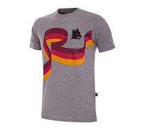 AS Roma T-Shirt Grigia Graphic Collection, Adulto, XXL