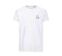 AS Roma T-Shirt Lupa, Adulto, L, Bianco
