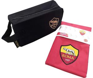AS Roma Telo Sport 50x100 con Beauty Ufficiale Microfibra Set Viaggio