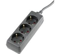 As schwabe 11332 multipresa senza interruttore nero schuko