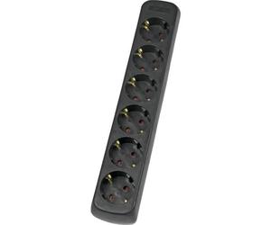 AS Schwabe 11712 Multipresa Nero senza connettore 1 pz.