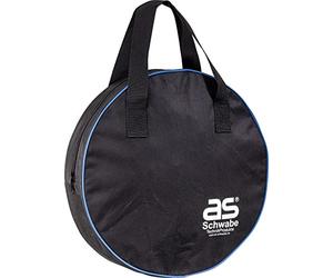 as - Schwabe 12280 - Custodia per cavi impermeabile, resistente, per roulotte, accessori da giardino, protezione da pioggia e sporco, diametro 40 cm, adatta per cavi fino a 25 m, colore: nero