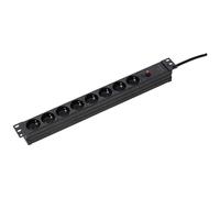AS Schwabe 18192 Multipresa per rack 19 Nero Connettore IEC 1 pz.