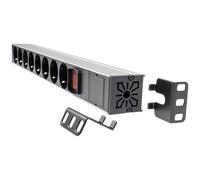 AS Schwabe 18195 Multipresa per rack 19 Nero senza connettore 1 pz.