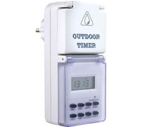 AS Schwabe 24033 Timer a spina analogico digitale Settimanale 3500 W IP44