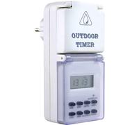 AS Schwabe 24033 Timer a spina analogico digitale Settimanale 3500 W IP44