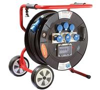As - Schwabe 26204 Vorkerk-Batteria " Mammut 1168,4 Cm, 80 M H07Rn - F 3G2, 5, Colore Nero, Ip44 Per Cantieri, Edilizia
