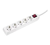 AS Schwabe 35011 Multipresa con interruttore Bianco Schuko 1 pz.