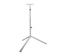 as - Schwabe 46750 - Treppiedi professionale per riflettore alogeno, superficie zincata, regolabile in altezza fino a 2,60 m, halogen