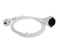 AS Schwabe 50201 Alimentazione Prolunga 16 A Bianco 2.00 m H05VV-F 3G 1,5 mm²