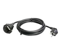 AS Schwabe 50202 Alimentazione Prolunga 16 A Nero 2.00 m H05VV-F 3G 1,5 mm²