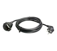 AS Schwabe 51012 Alimentazione Prolunga 16 A Nero 10.00 m H05VV-F 3G 1,5 mm²