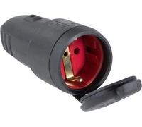 as - Schwabe 60415 giunto di protezione contatto 230 V nero IP44 (60415)