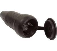as - Schwabe 60419 giunto di protezione contatto 230 V nero IP44 (60419)