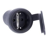 AS Schwabe 60419 Presa di sicurezza 230 V Nero IP44