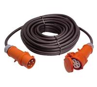as - Schwabe 61028 Estensione CEE 25 metri H07RN-F 5G6, 400 volt, 32 ampere, 5 poli, IP44 uso esterno