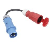 AS Schwabe 61375 Alimentazione Cavo adattatore 32 A Nero 0.3 m H07RN-F 3G 6 mm²